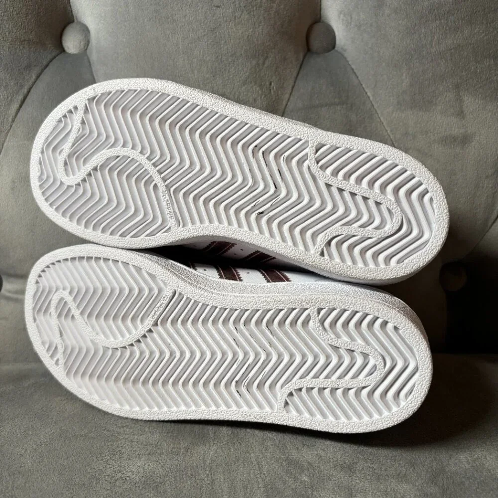Adidas Superstar‎ Ortholite White Pink Metallic Sneaker Shoes Size 13K NEW